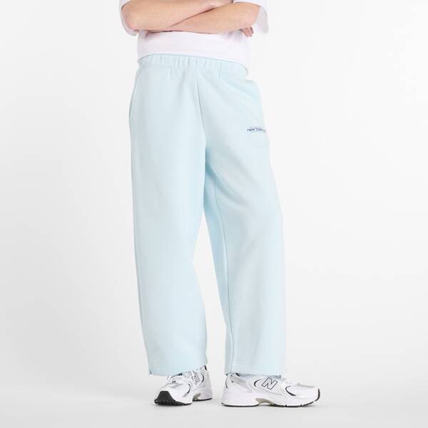 NEW BALANCE Damen Hose Reimagined Fleece Barrel Leg Pant von New Balance