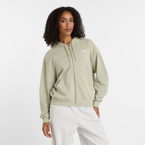 NEW BALANCE Damen Jacke Sport Essentials French Terry Full Zip von New Balance