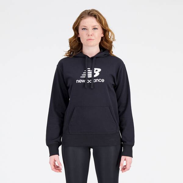 NEW BALANCE Damen Kapuzensweat Essentials Stacked Logo Hoodie von New Balance