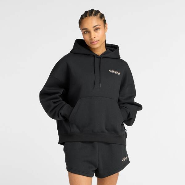 NEW BALANCE Damen Kapuzensweat Reimagined Fleece Oversized Hoodie von New Balance
