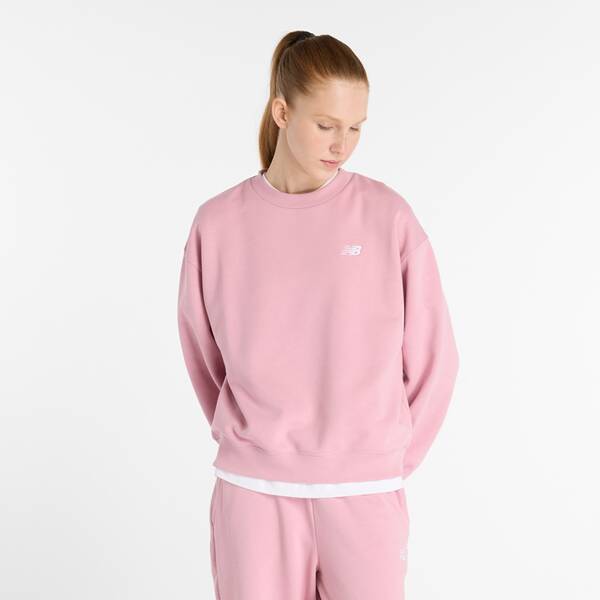 NEW BALANCE Damen Kapuzensweat Sport Essentials French Terry Crew von New Balance