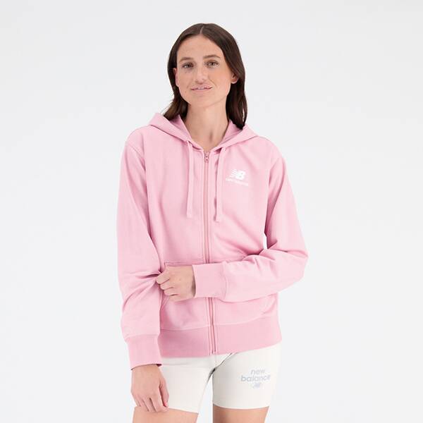 NEW BALANCE Damen Schlupfjacke NB Essentials Stacked Logo Full Zip Hoodie von New Balance