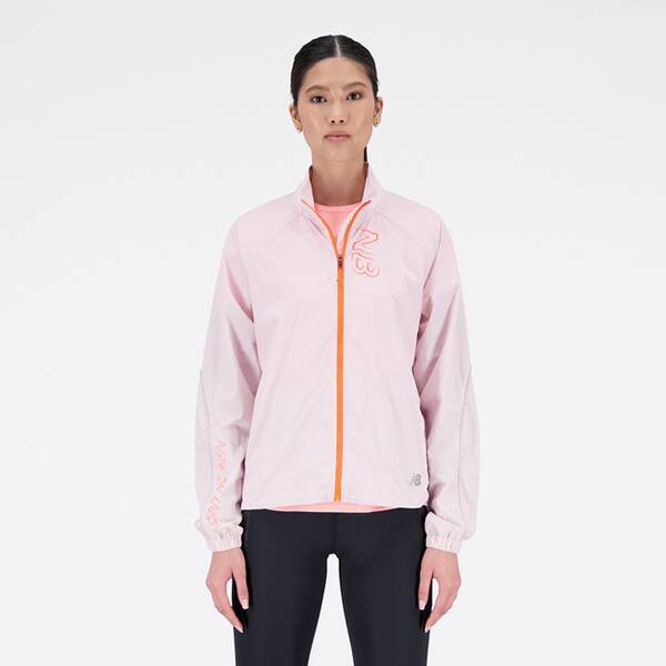 NEW BALANCE Damen Schlupfjacke Printed Impact Run Light Pack Jacket von New Balance