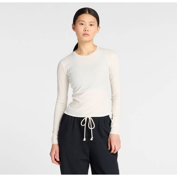 NEW BALANCE Damen Shirt Micro-Rib Long Sleeve von New Balance