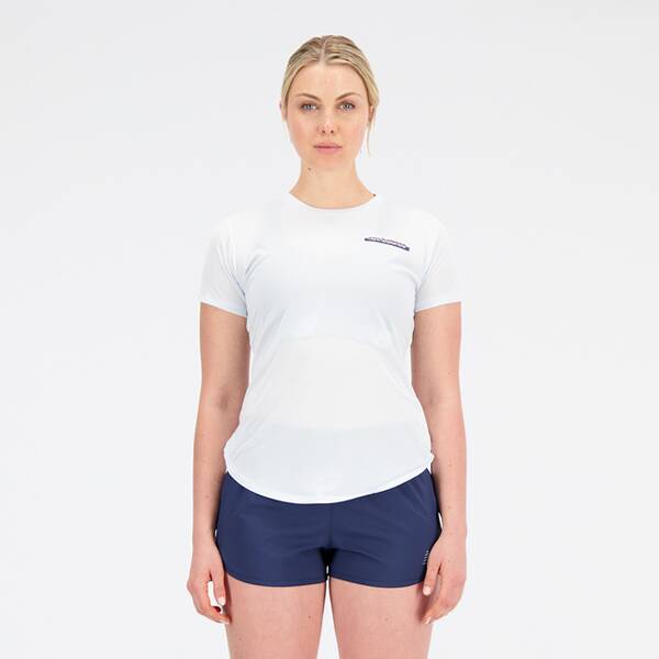 NEW BALANCE Damen T-Shirt Graphic Accelerate Short Sleeve Top von New Balance