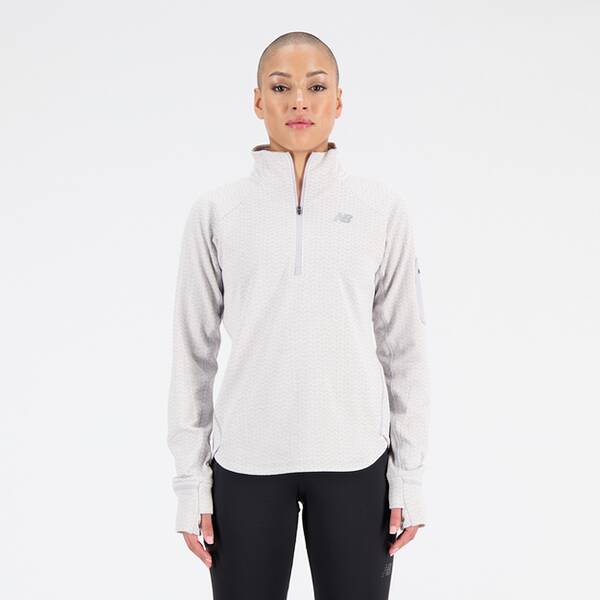 NEW BALANCE Damen T-Shirt NB Heat Grid Half Zip von New Balance