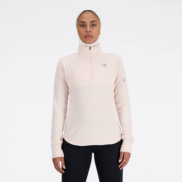 NEW BALANCE Damen T-Shirt NB Heat Grid Half Zip von New Balance