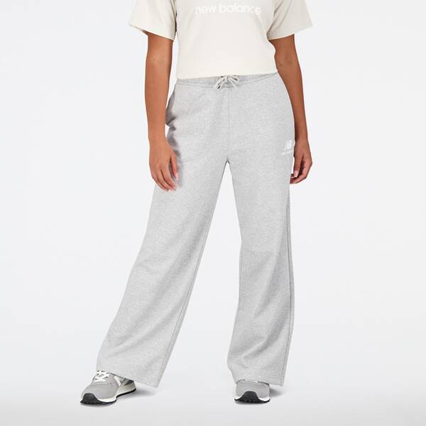 NEW BALANCE Damen Tights Essentials Stacked Logo French Terry Wide Legged Sweatpant von New Balance