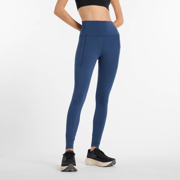 NEW BALANCE Damen Tights NB Sleek Pocket High Rise Legging 27" von New Balance