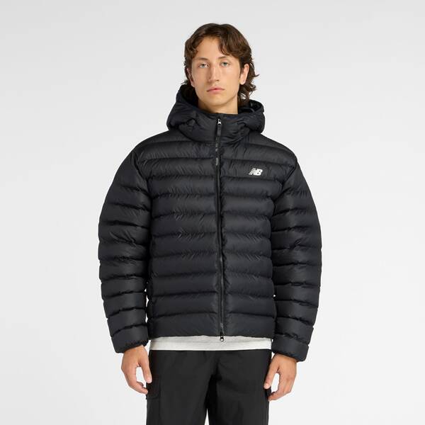 NEW BALANCE Herren Jacke Sport Essentials Hooded Puffer Jacket von New Balance