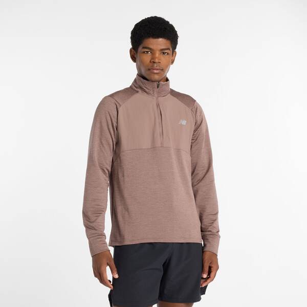 NEW BALANCE Herren Kapuzensweat Athletics Heat Grid 1/2 Zip von New Balance