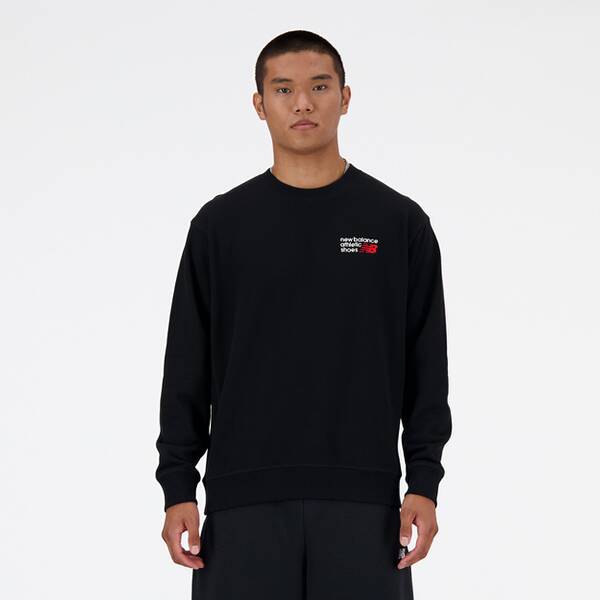 NEW BALANCE Herren Kapuzensweat Athletics Premium Logo Crew von New Balance
