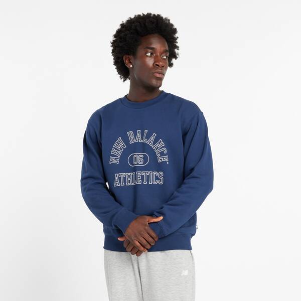 NEW BALANCE Herren Kapuzensweat Graphic Crew 1 von New Balance