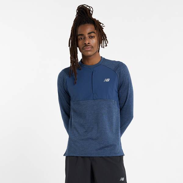 NEW BALANCE Herren Kapuzensweat Heat Grid Crew von New Balance