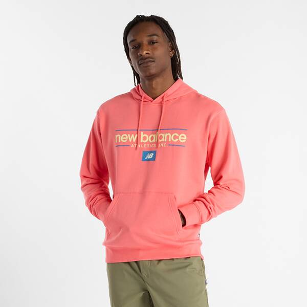NEW BALANCE Herren Kapuzensweat Relaxed Linear Athletics von New Balance