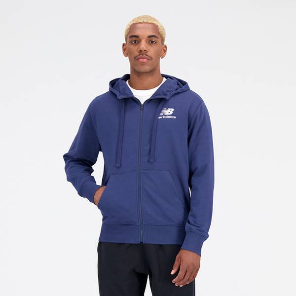 NEW BALANCE Herren Schlupfjacke Essentials Stacked Logo French Terry Jacket von New Balance