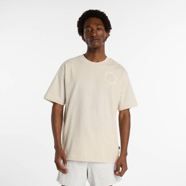 NEW BALANCE Herren Shirt Circular Logo T-Shirt von New Balance