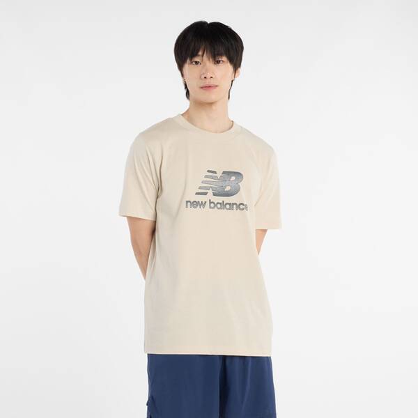 NEW BALANCE Herren Shirt Sport Essentials Speckle Logo T-Shirt von New Balance