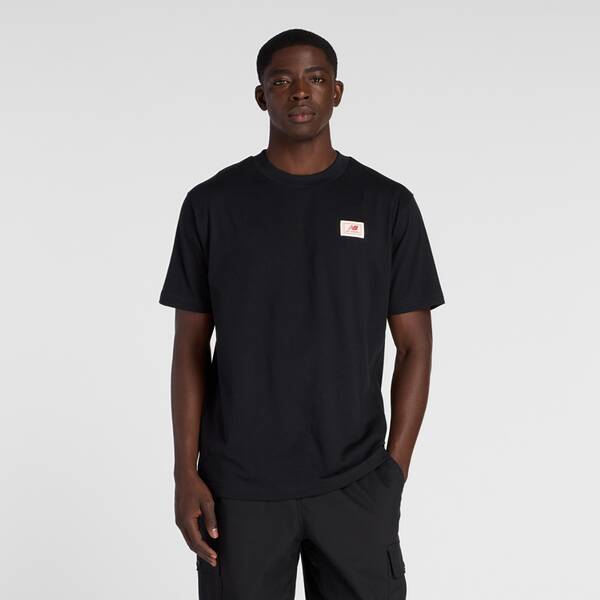 NEW BALANCE Herren Shirt Woven Label T-Shirt von New Balance