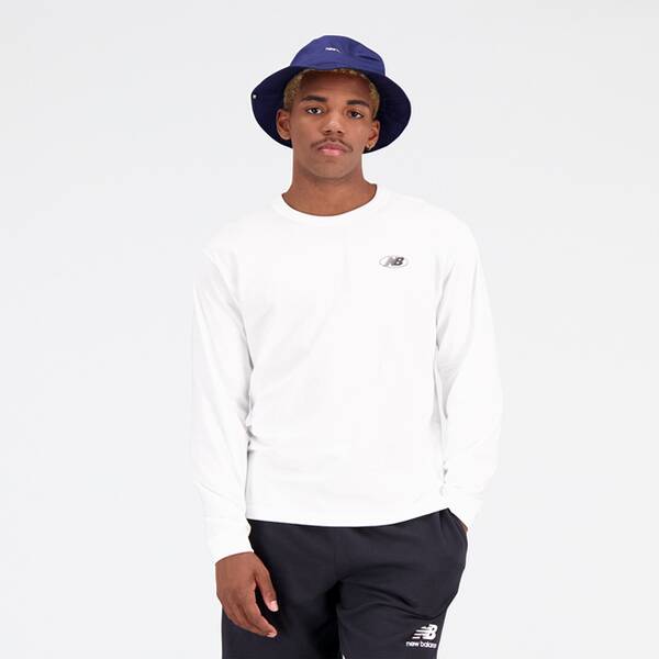 NEW BALANCE Herren T-Shirt Essentials Reimagined Cotton Jersey Long sleeve T-shirt von New Balance