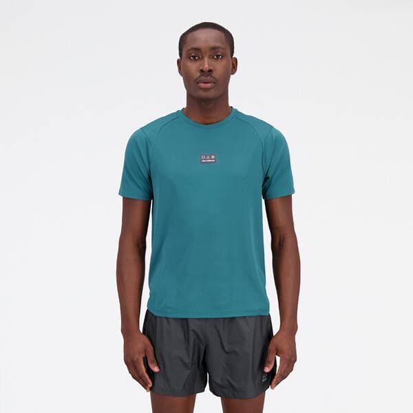 NEW BALANCE Herren T-Shirt Impact Run AT N-Vent Short Sleeve von New Balance