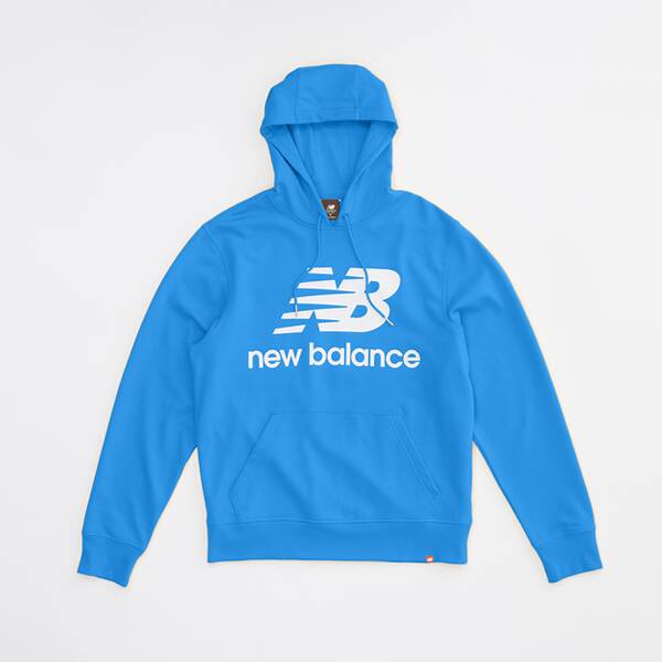 NEW BALANCE Herren T-Shirt NB Essentials Stacked Logo Po Hoodi von New Balance