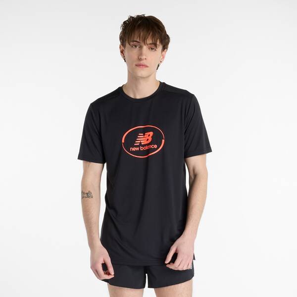 NEW BALANCE Herren T-Shirt Sport Essentials Graphic Run T-Shirt von New Balance
