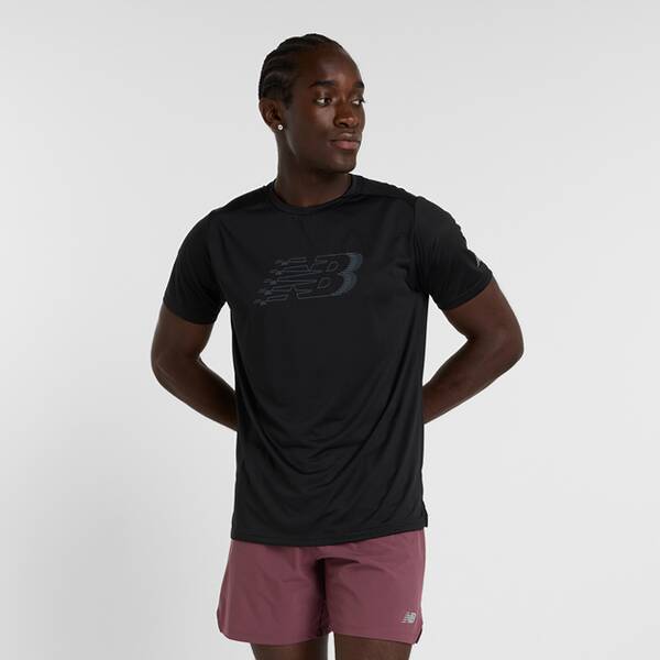 NEW BALANCE Herren T-Shirt Sport Essentials Printed Run von New Balance