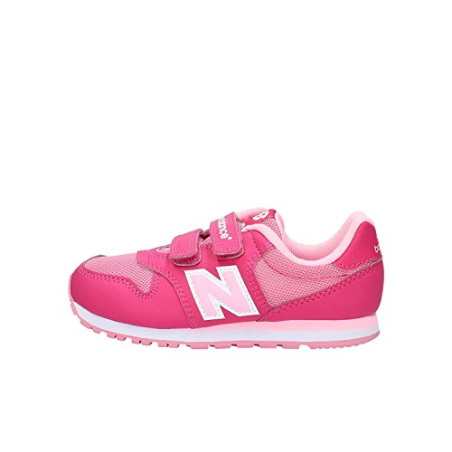 NEW BALANCE - Rosa Sportschuh 500 preschool, aus Synthetik und Mikrofaser, mit Klettverschluss, seitlich, hinten, Mädchen-34,5 von New Balance