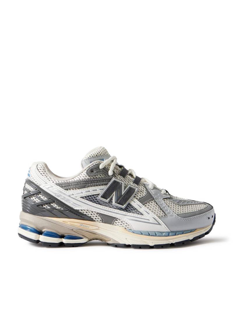 New Balance - 1906 Rubber- and Leather-Trimmed Mesh Sneakers - Men - Gray - UK 10 von New Balance