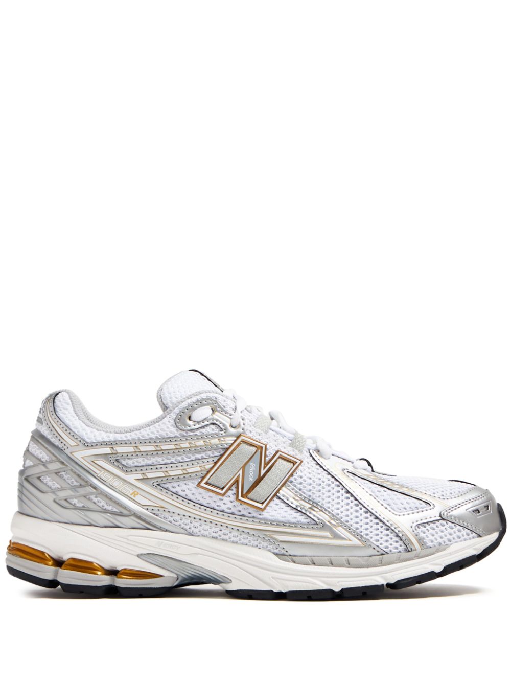 New Balance 1906 Sneakers im Metallic-Look - Weiß von New Balance