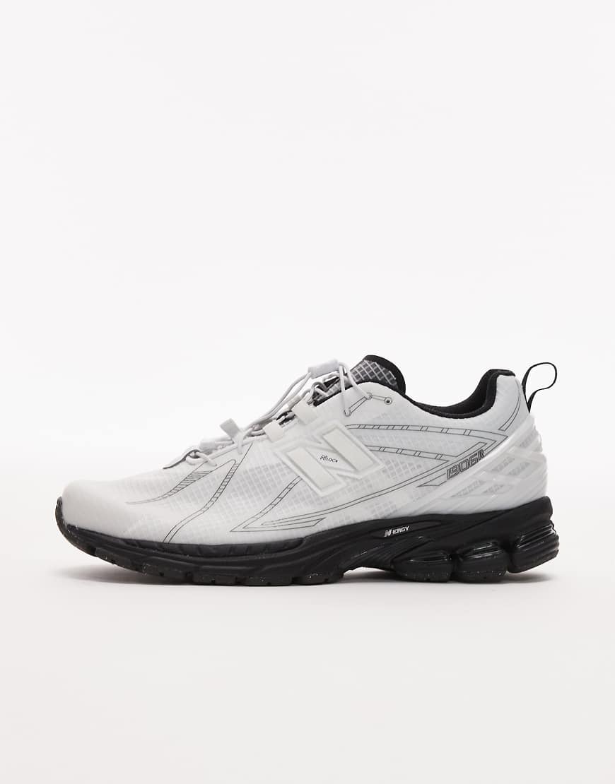 New Balance - 1906 - Unisex-Sneaker in Weiß und Schwarz mit Knebelknopfverschluss von New Balance