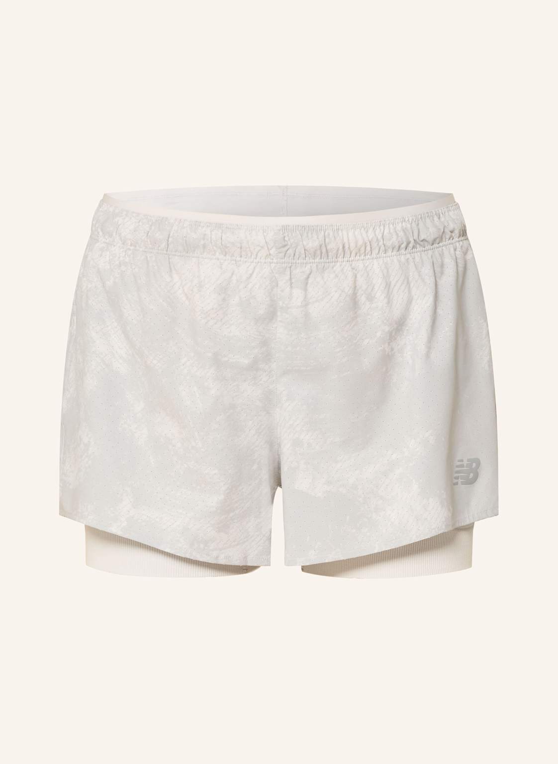 New Balance 2-In-1-Laufshorts Rc 2-In-1 Short 3" grau von New Balance