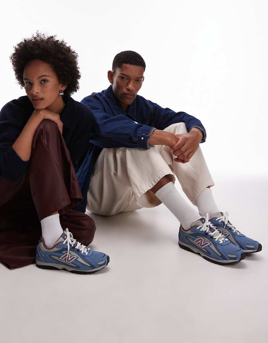 New Balance - 204L - Unisex-Sneaker aus Wildleder in Grau und Gelb von New Balance