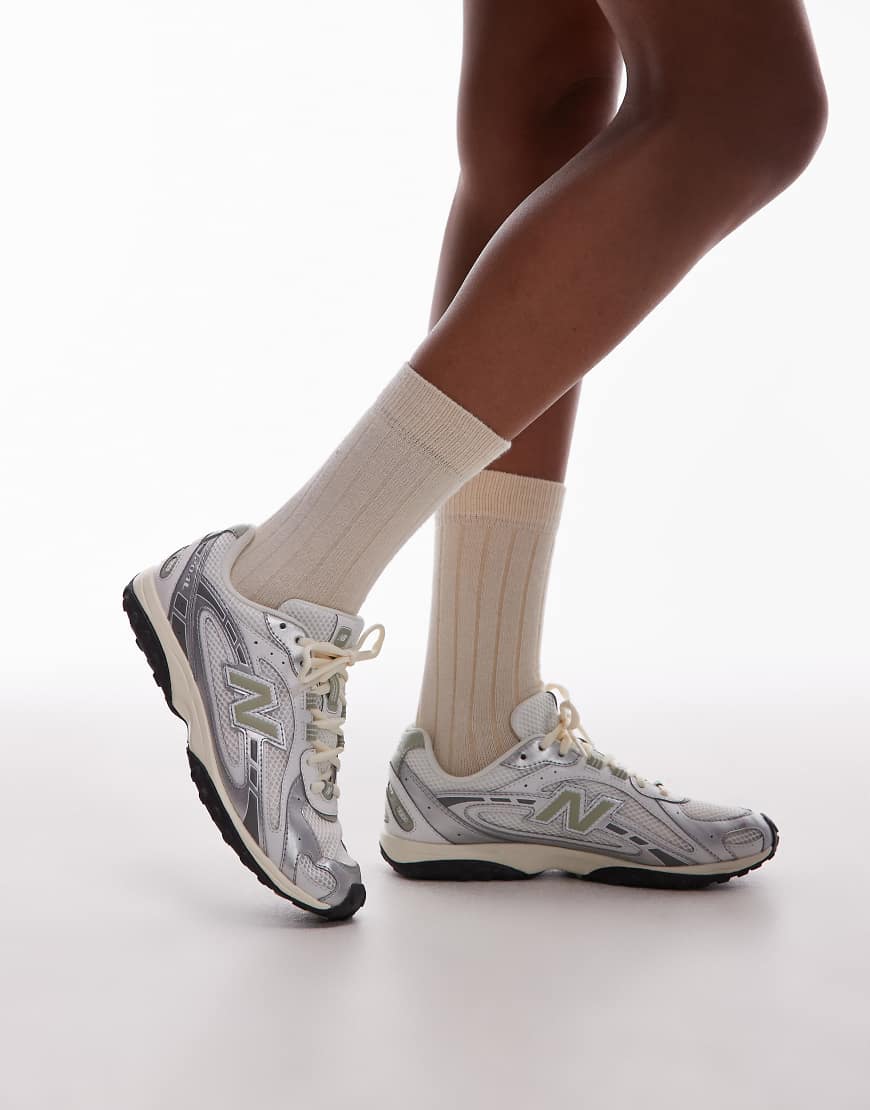 New Balance - 204L - Unisex-Sneaker in Weiß und Grün von New Balance