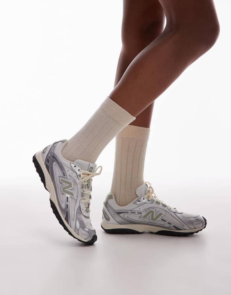 New Balance - 204L - Unisex-Sneaker in Weiß und Grün von New Balance