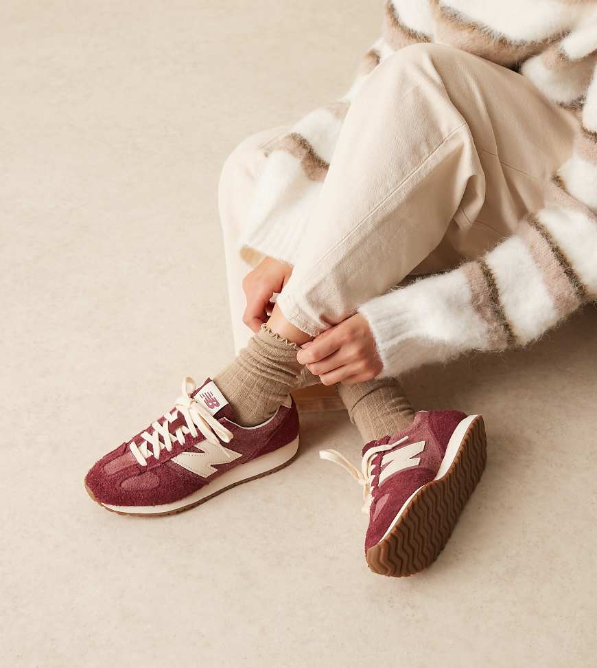 New Balance - 471 - Unisex-Sneaker aus Wildleder in Burgunderrot, exklusiv bei ASOS von New Balance