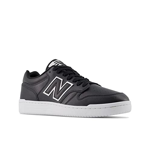 New Balance 480 Sneaker Trainer Schuhe (43, Black/White) von New Balance