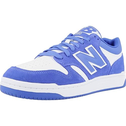 New Balance 480 Trainers EU 42, Weiß Marineblau, (BB480LWH) von New Balance