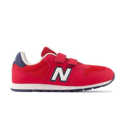 New Balance 500 Hook & Loop Sneaker, Red, 43 EU von New Balance
