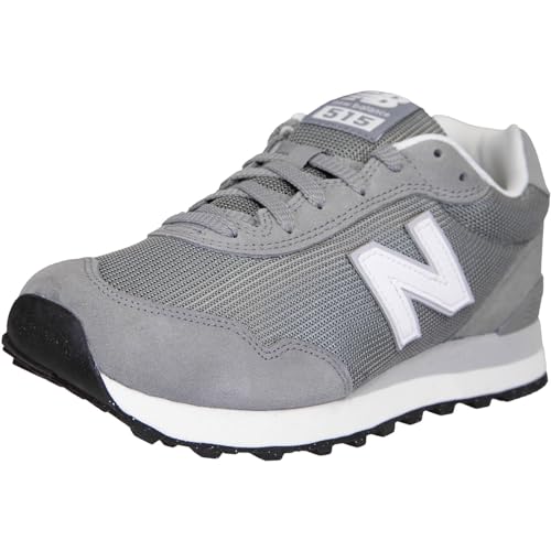 New Balance 515 Sneaker Trainer Schuhe (Grey White, EU Schuhgrößensystem, Erwachsene, Numerisch, M, 44) von New Balance