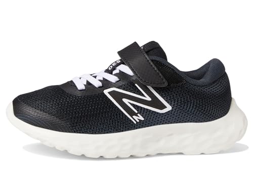 New Balance 520v8 Bungee Lace Sneaker, Black, 34.5 EU von New Balance