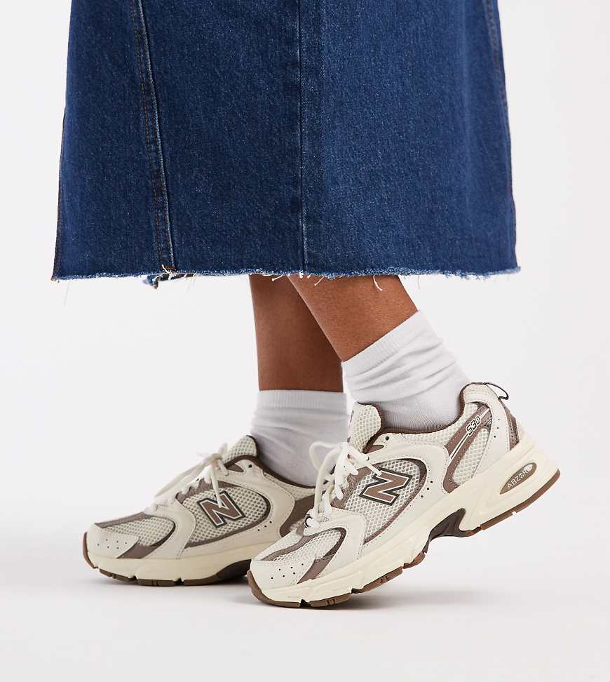 New Balance - 530 - Sneaker in gebrochenem Weiß und Beige von New Balance