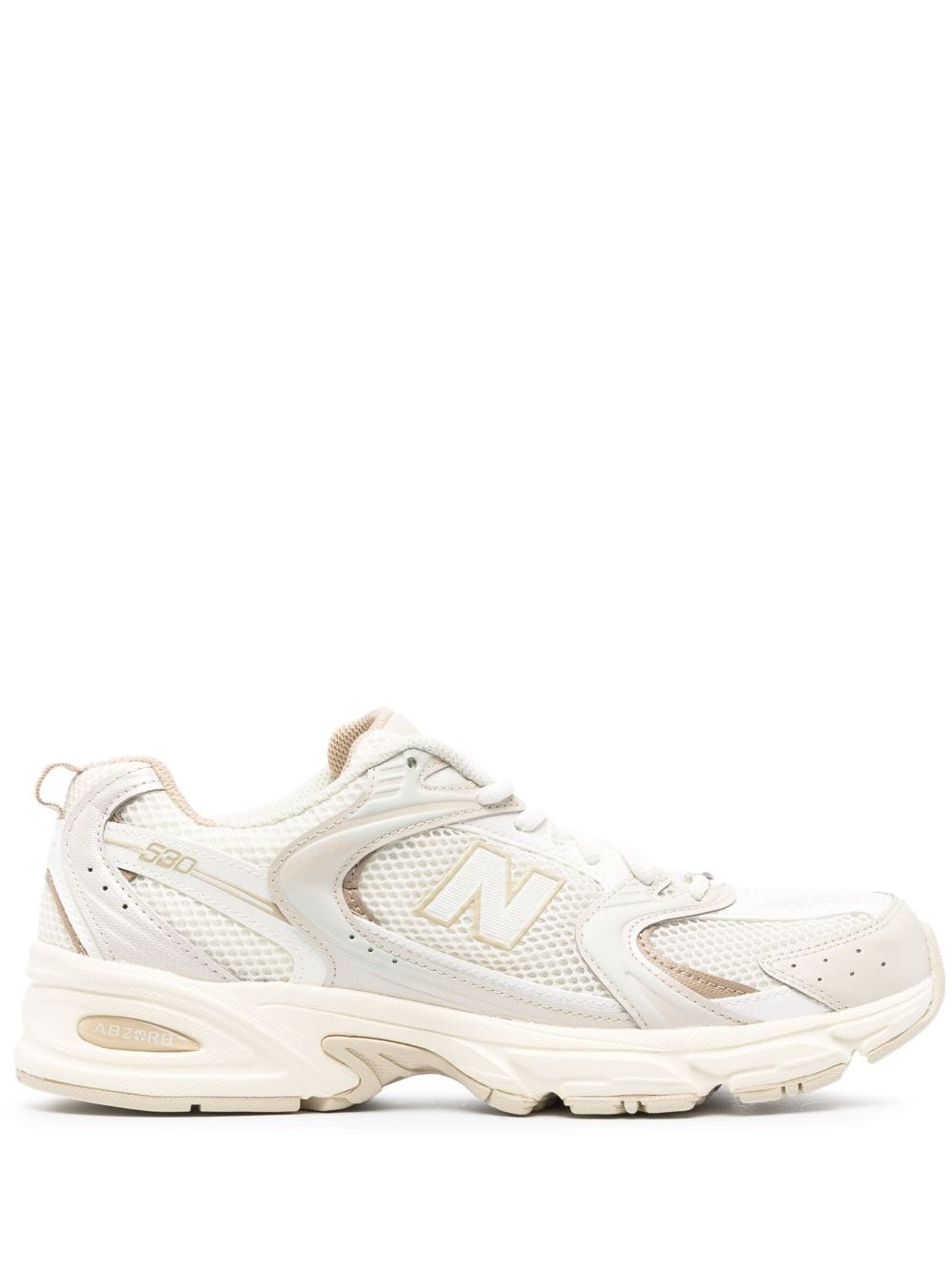 New Balance 530 Sneakers mit Logo-Patch - Nude von New Balance