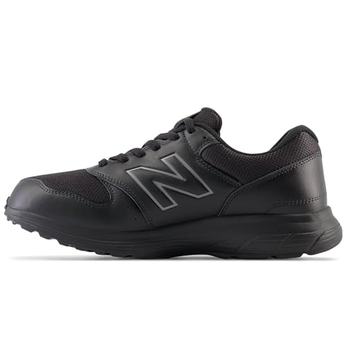 New Balance 550 (MW550BK4) Men's Sports Sneakers, Comfortable Shoes for Training and Everyday wear, ABZORB Technology, N-Durance Technology, Walking Strike Path Technology, Black 42 EU von New Balance