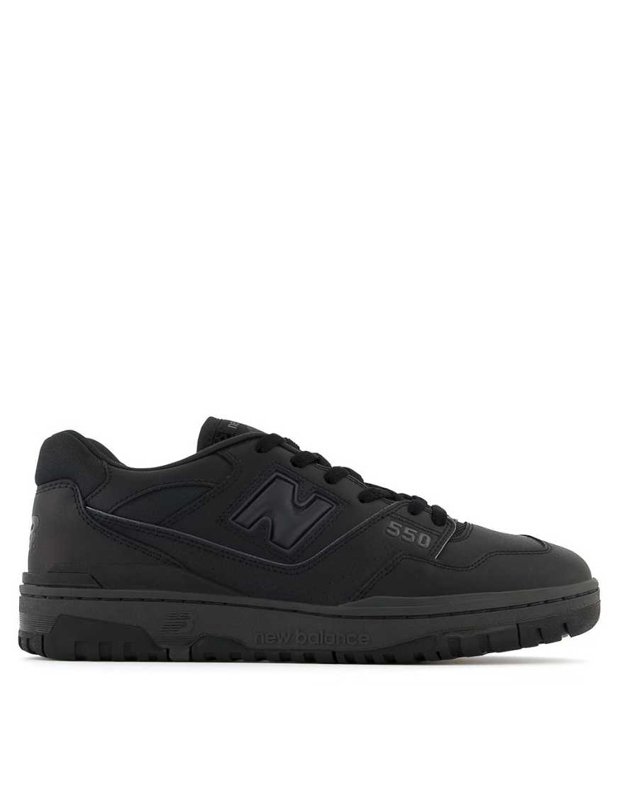 New Balance - 550 - Schwarze Sneaker von New Balance