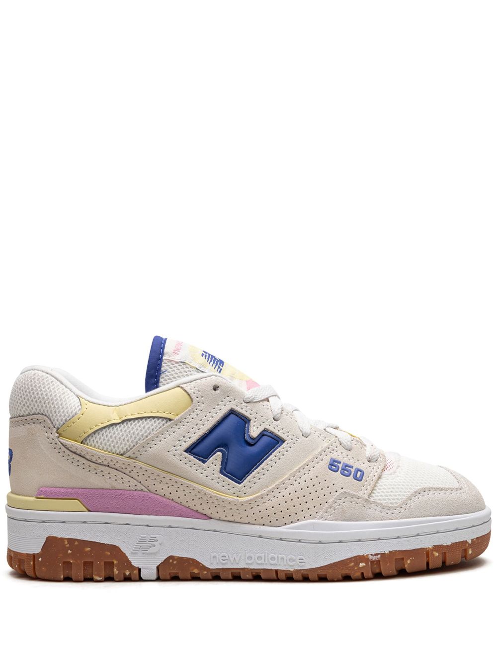 New Balance 550 Sea Salt/Marine Blue Sneakers - Nude von New Balance