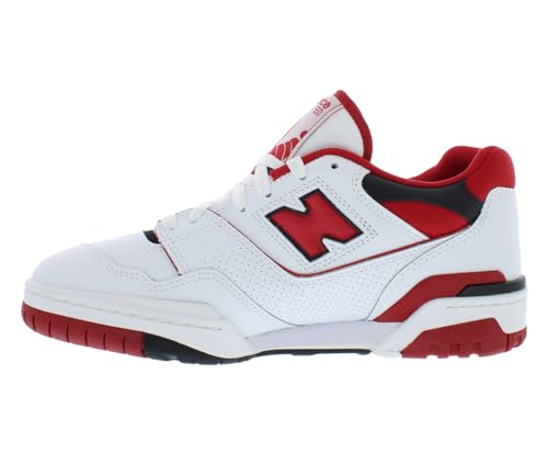 New Balance BB550SE1 Sneaker White/Red, 42 EU von New Balance