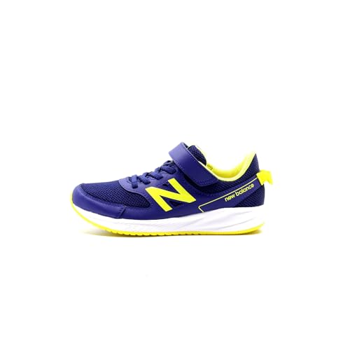 New Balance 570v3 Bungee Lace with Hook and Loop Top Strap Sneaker, Blue, 21 EU von New Balance