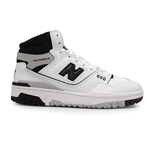 New Balance Men's 650 Sneaker, Weiß, Schwarz, 45.5 EU von New Balance